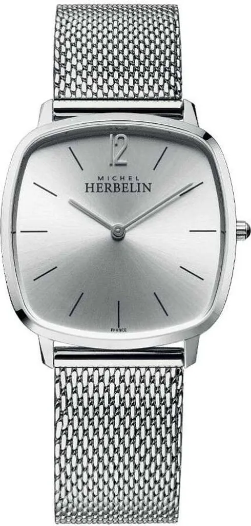 Montre Herbelin Femme Argentée Quartz Ronda 774 - Élégance Classique