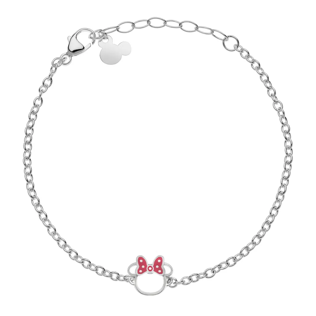 Bracciale in acciaio con decorazione Minnie Mouse B600654L-55.CS