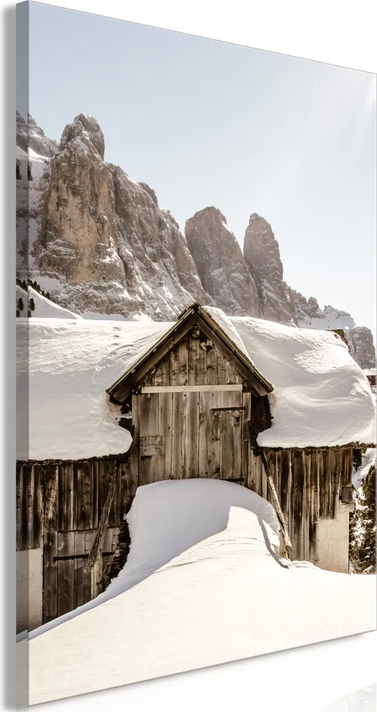 Stampa su Tela Sciatori Colorati sulla Neve – Arte Invernale | IT