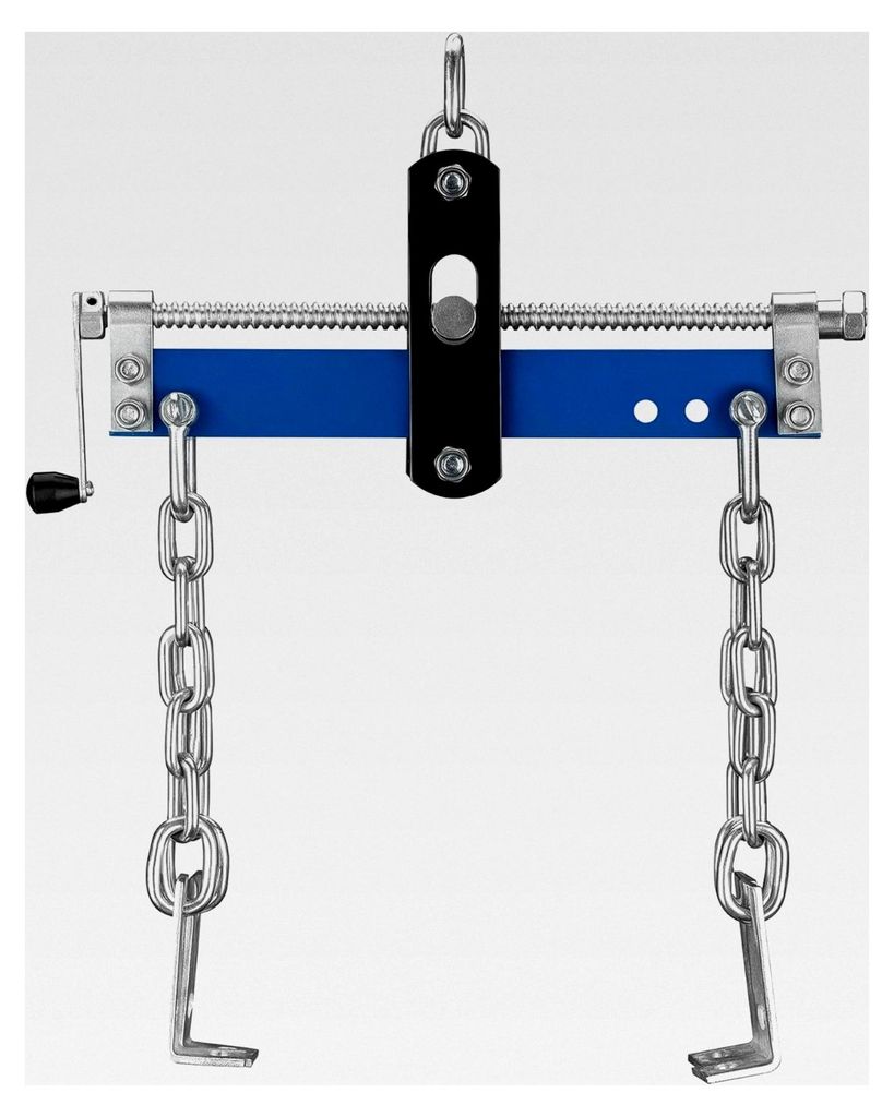 Balancierer bis 680 kg, Getriebeheber aus Stahl, Motorheber mit einstellbarem Arbeitsbereich, Werkstattkran mit Kette und Sicherheitshaken