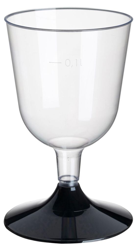 STARPAK 88942 STARPAK Einweg-Weißweingläser glasklar 0,1 l, Productafbeelding 