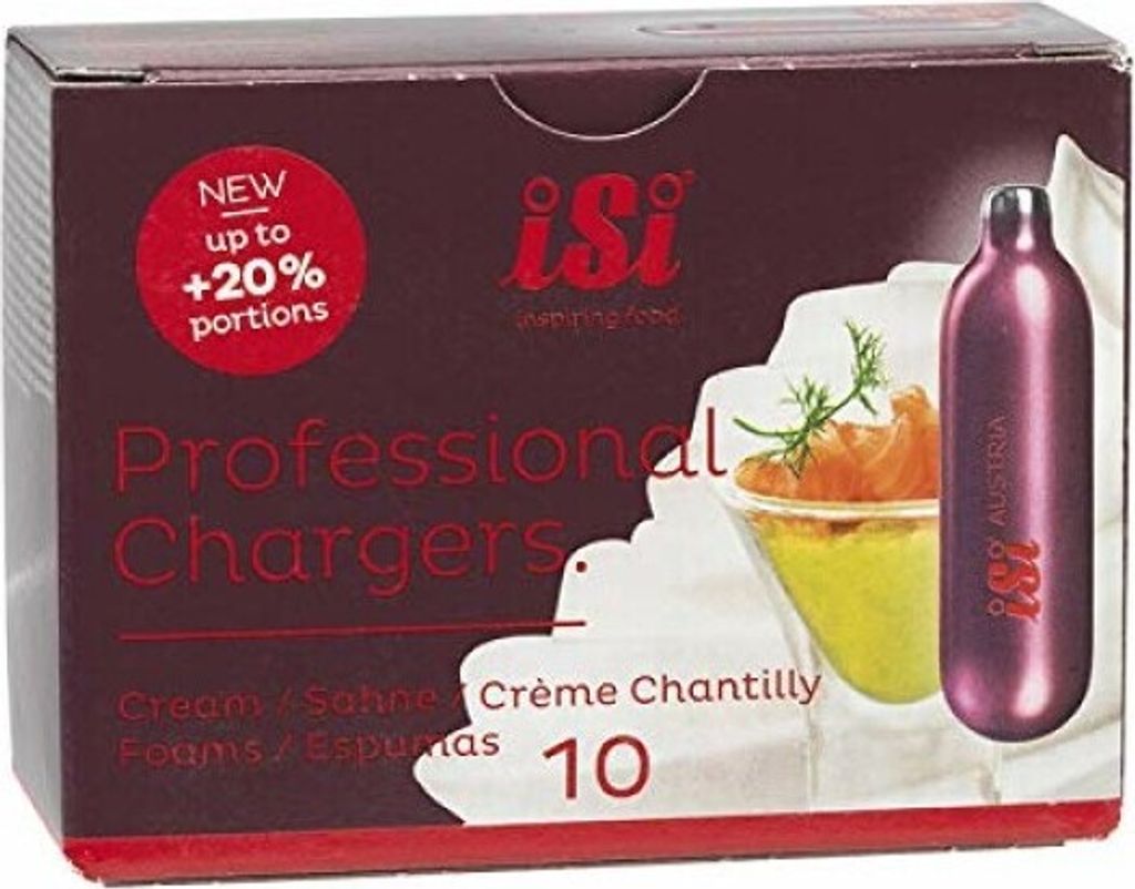ISI Sahnekapsel Professional Chargers 10er Pack Produktbild 11