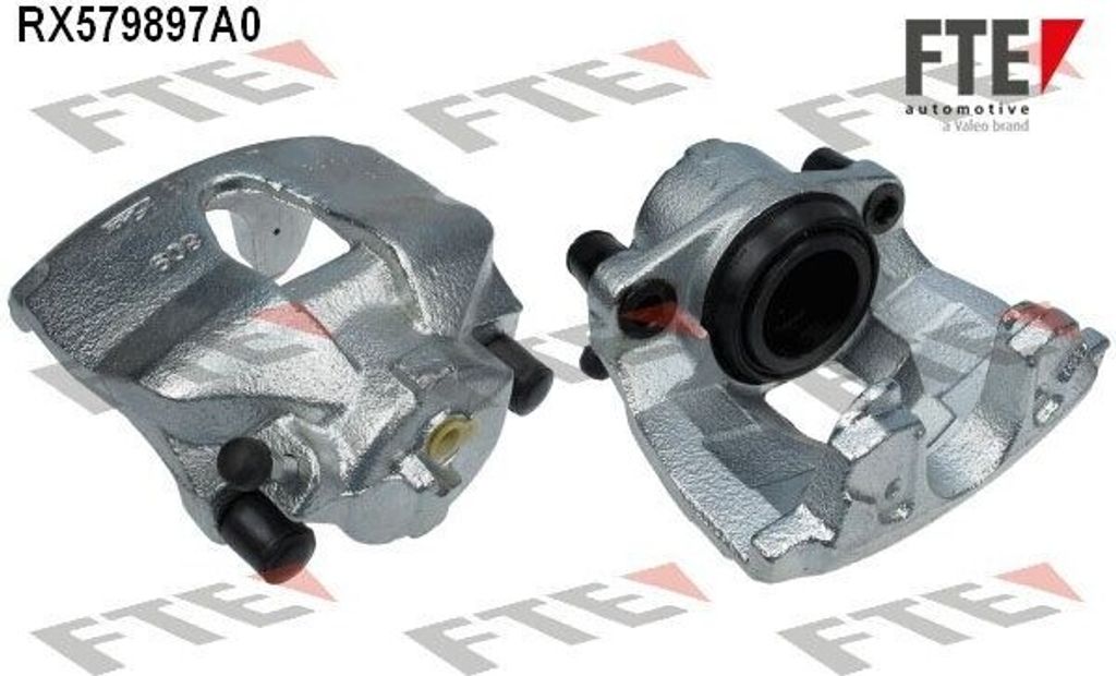 FTE Bremssattel Vorne Links für HONDA Accord VII Limousine (CL, CN) Ø57mm Grau 9292131