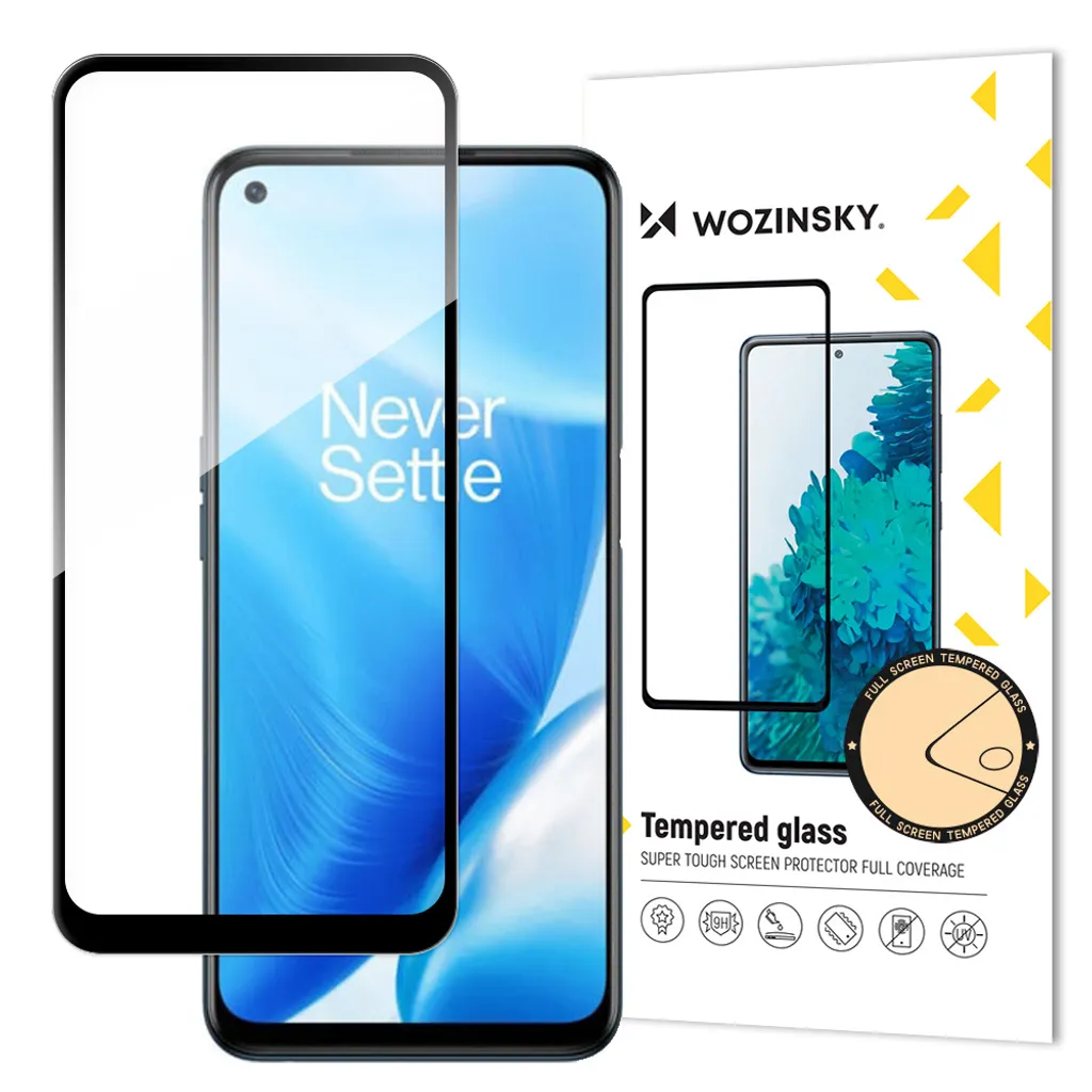 Vetro Temperato Wozinsky OnePlus Nord N200 5G Nero - Protezione Totale