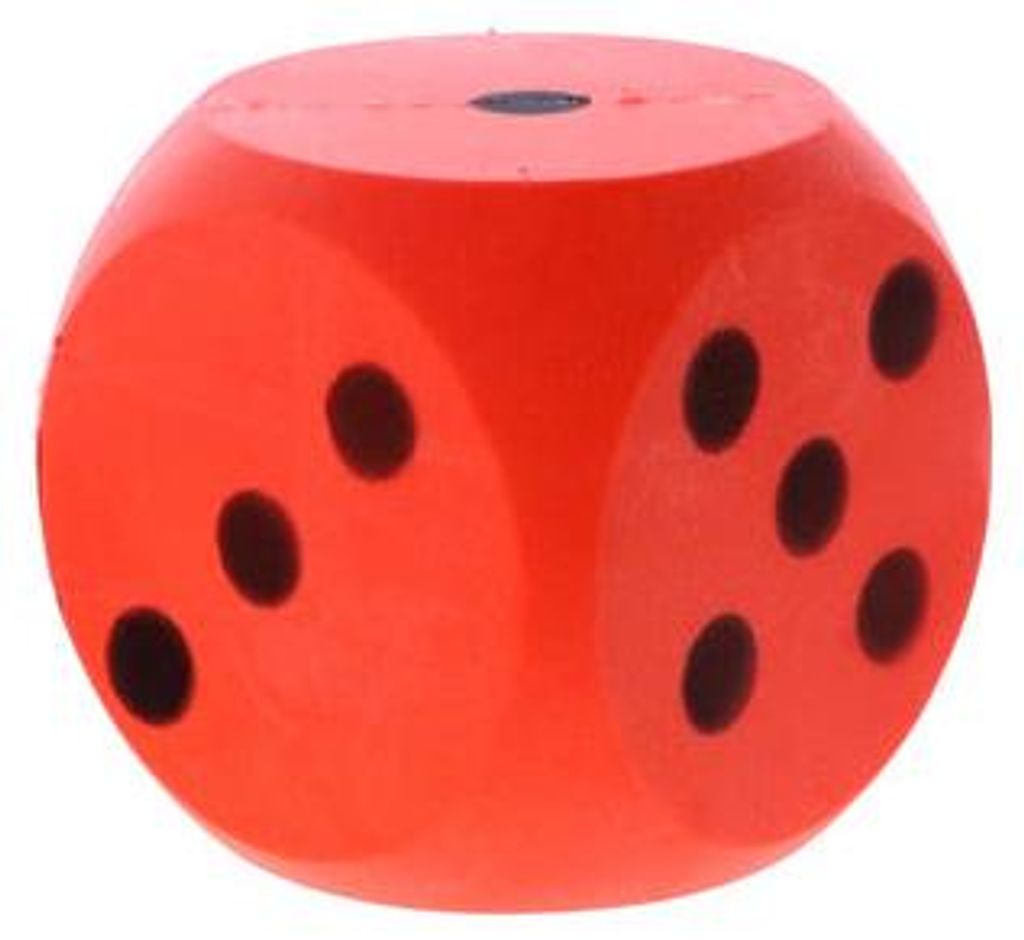 Základný würfel weich rot 16 cm Obrázok produktu 