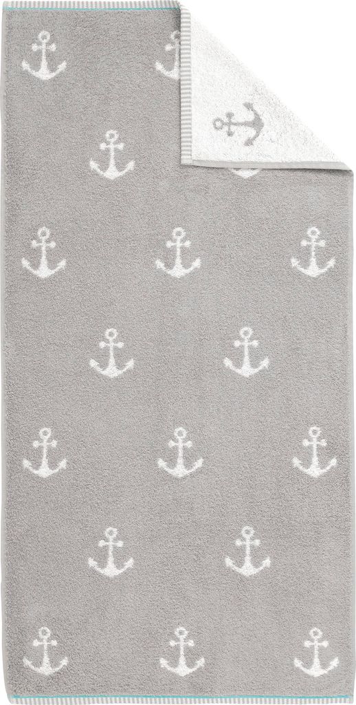 Dyckhoff Duschtuch Nautic kiesel, 70 x 140 cm