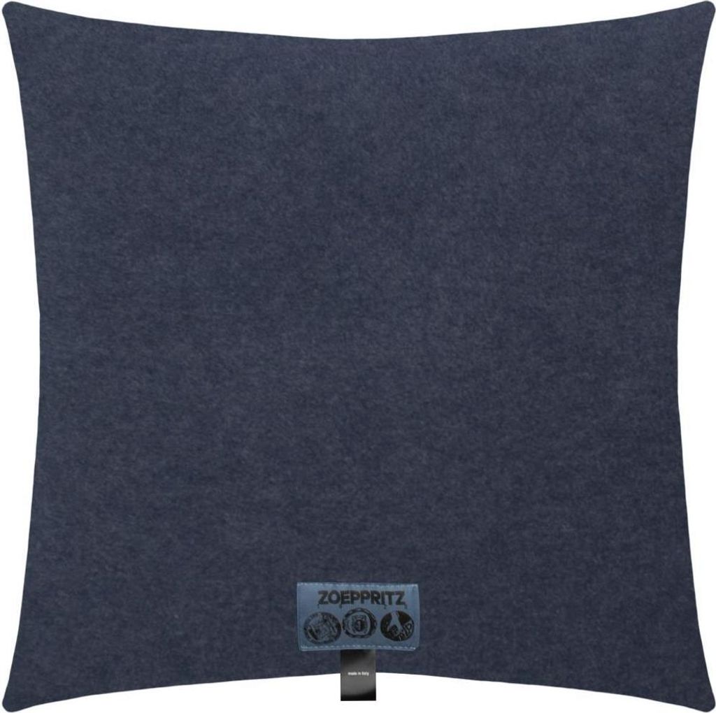 Zoeppritz Kissenhülle Soft-Fleece Farbe indigo Größe 50x50