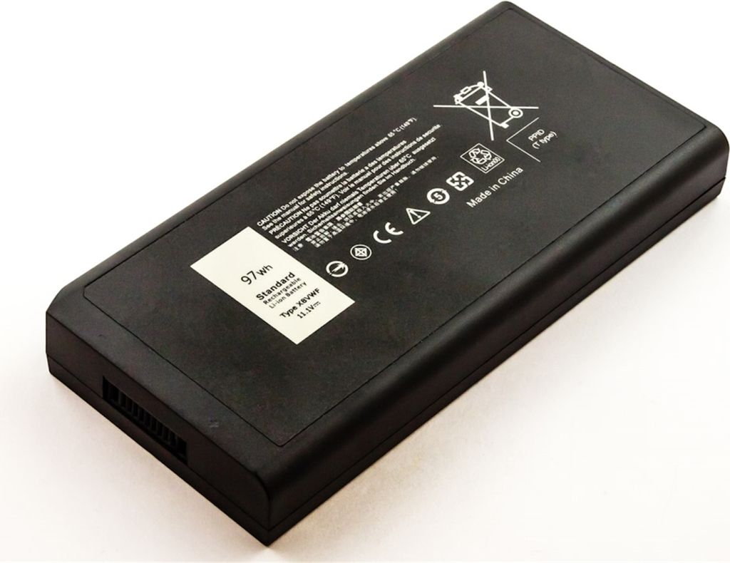 Akku für Dell DKNKD Li-Ion 11,1 Volt 8740 mAh schwarz.