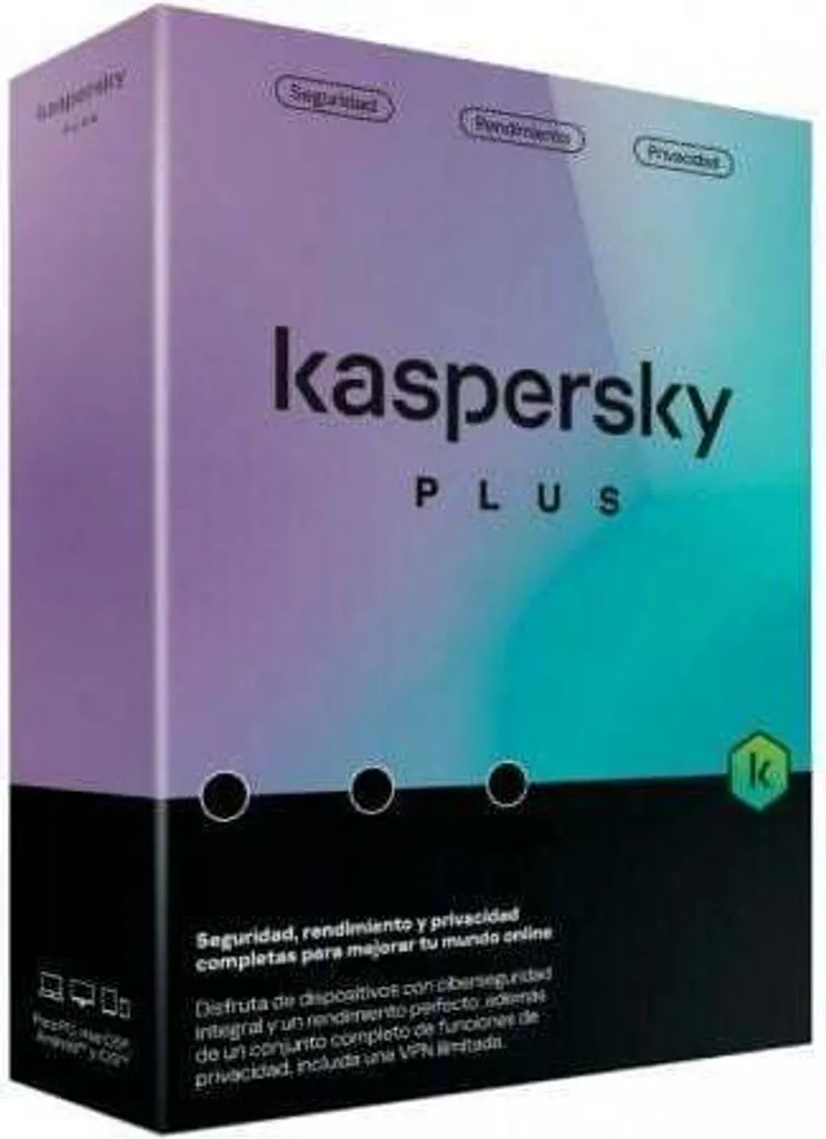 Logiciel Antivirus Kaspersky Plus pour 1 Poste - Licence 12 Mois France