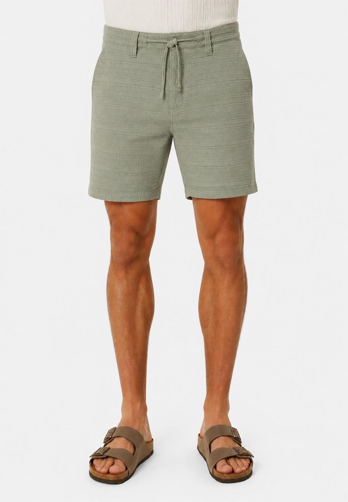 EIGHT 2 NINE Casual Chinoshorts Eingrifftaschen Kordelzug Einfarbig Größe: 32W