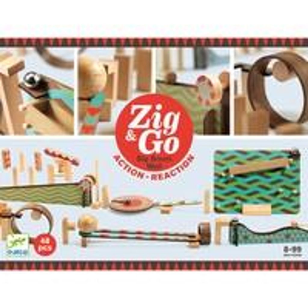 Stavební sada Zig & Go Big Boom 48 dílů, Djeco Obrázek produktu 