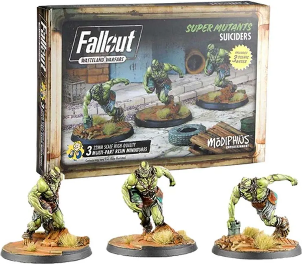 Fallout Super Mutants Suiciders figurines pour compléter votre armée
