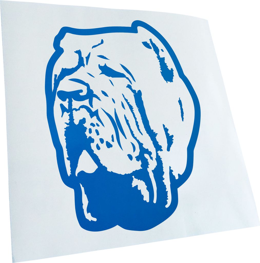 Kiwistar - Autoaufkleber - neapolitan mastiff Hund - Neonpink - 13x10cm - Aufkleber für Auto, Laptop, Fahrrad, LKW, Motorrad mehrfarbig JDM Decal ...