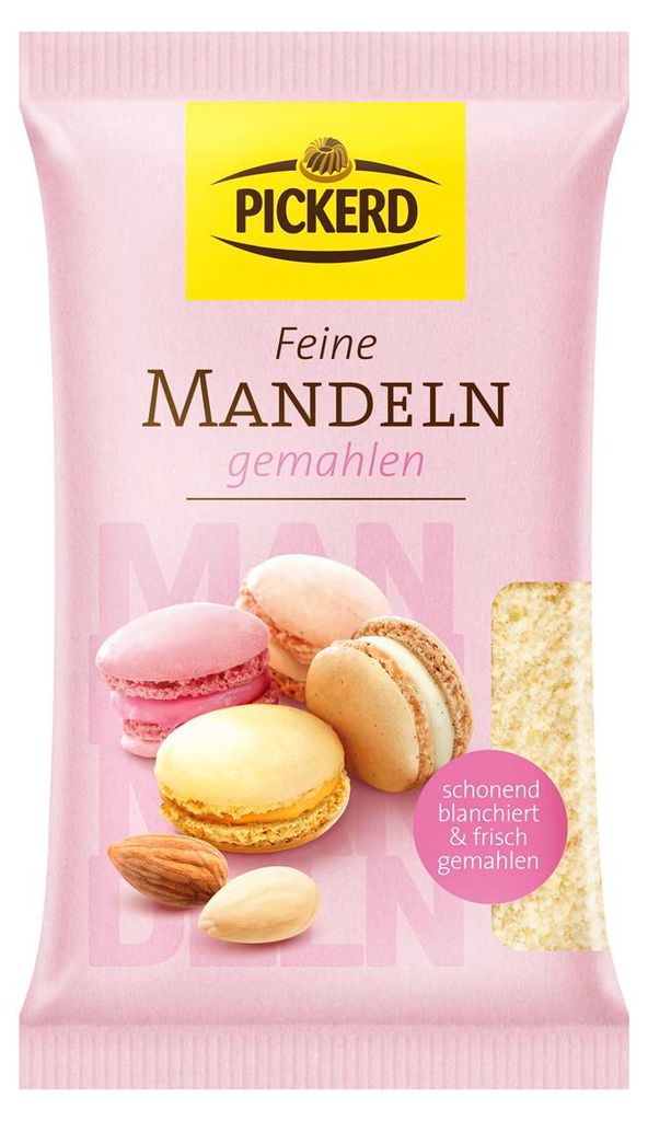 Mandorle Pickerd appena macinate delicatamente sbollentate Immagine del prodotto 