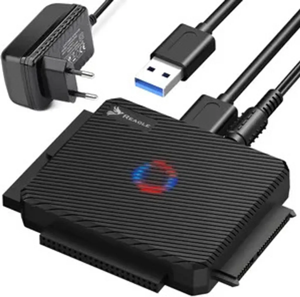 Convertisseur USB 3.1 pour Disque Dur SATA et IDE Reagle 16To Max LED