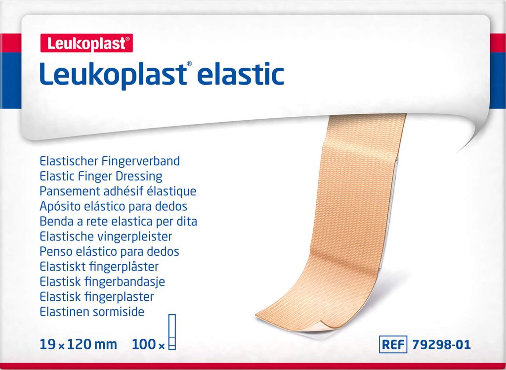 Leukoplast Elastic Fingerstrips 19x120 mm 100 St