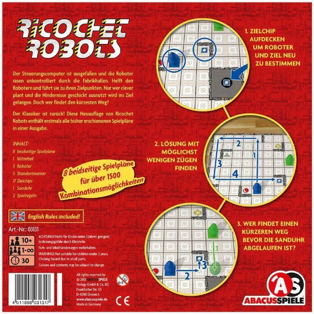 Jeu de société Ricochet Robots : le défi de réflexion pour experts