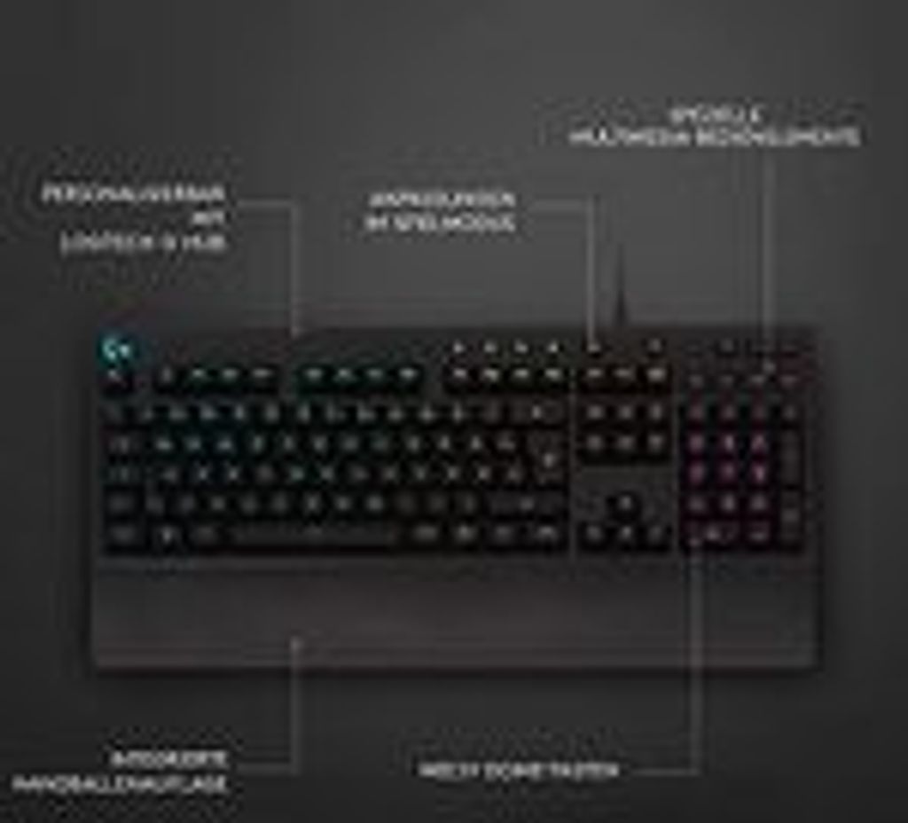 Logitech G G213 Prodigy Gaming Keyboard, Full-size (100%), Produktbild 33