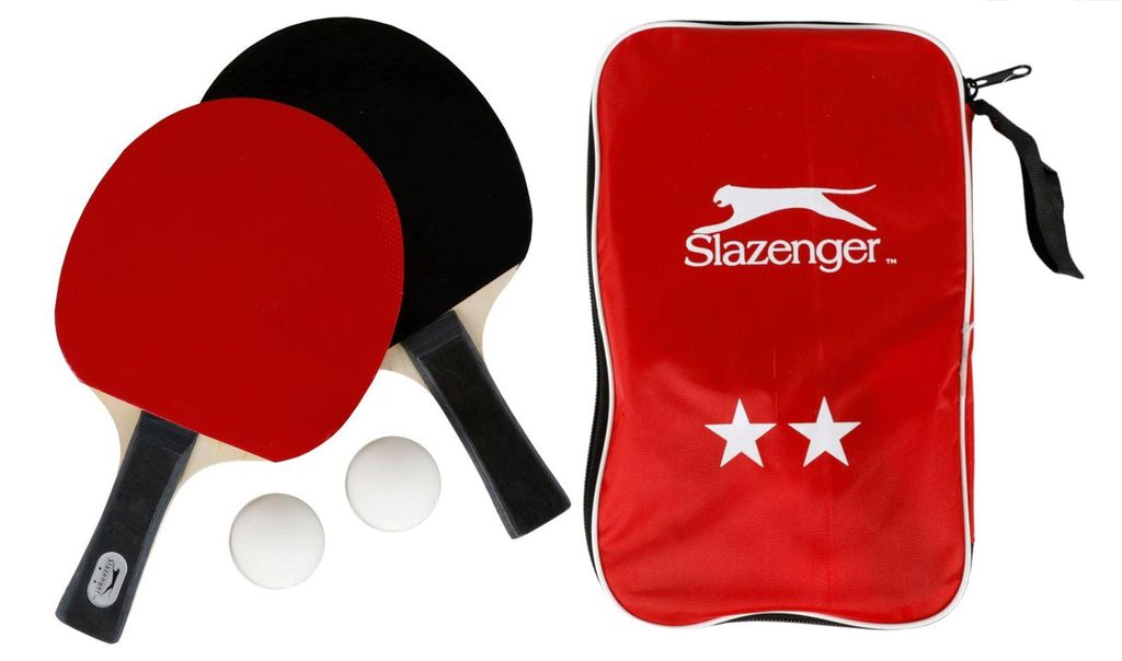 Conjunto de tenis de mesa Slazenger, de 5 piezas: 2 palas Imagen del producto 