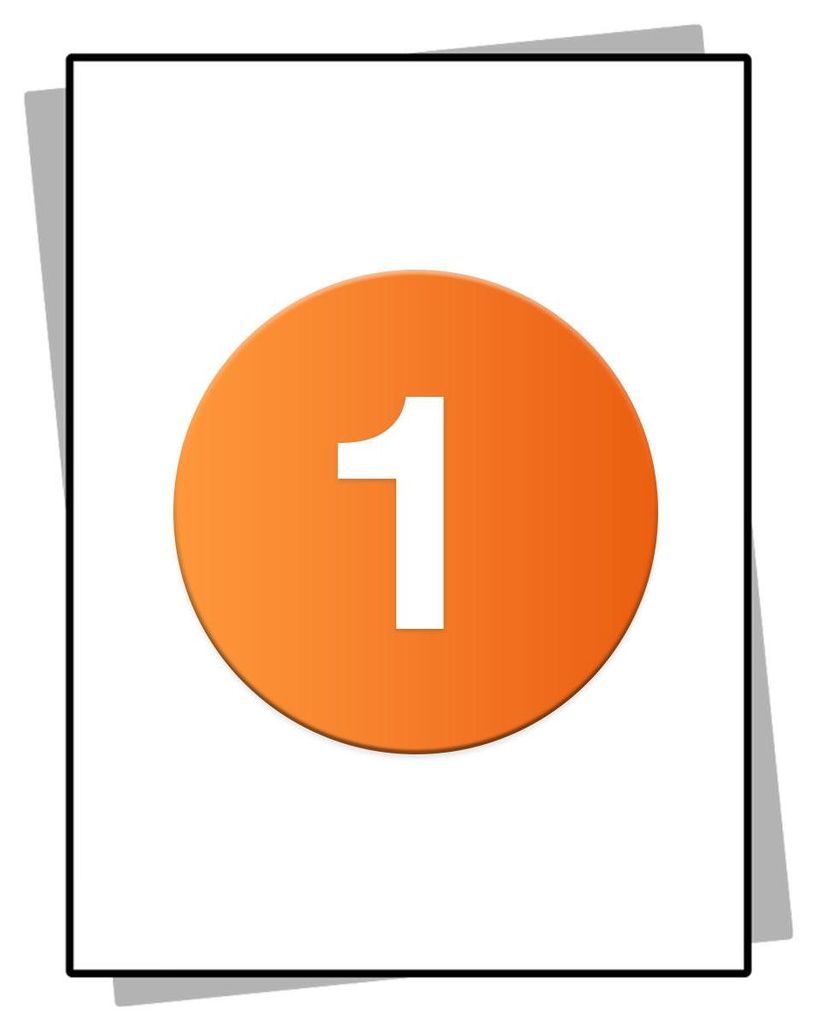 A4 Aufkleberblätter - Lagerhausetiketten Aufkleber - Geeignet für Tintenstrahl- und Laserdrucker - 1 pro Blatt - 210x296MM