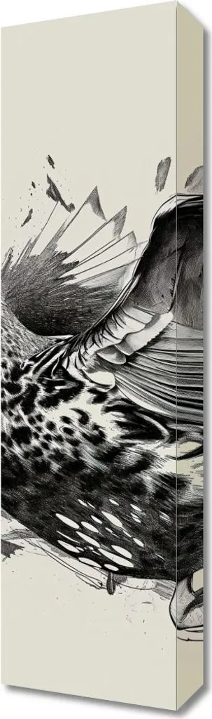 Habillez vos murs étroits avec l'image canards en vol 20 x 70 cm