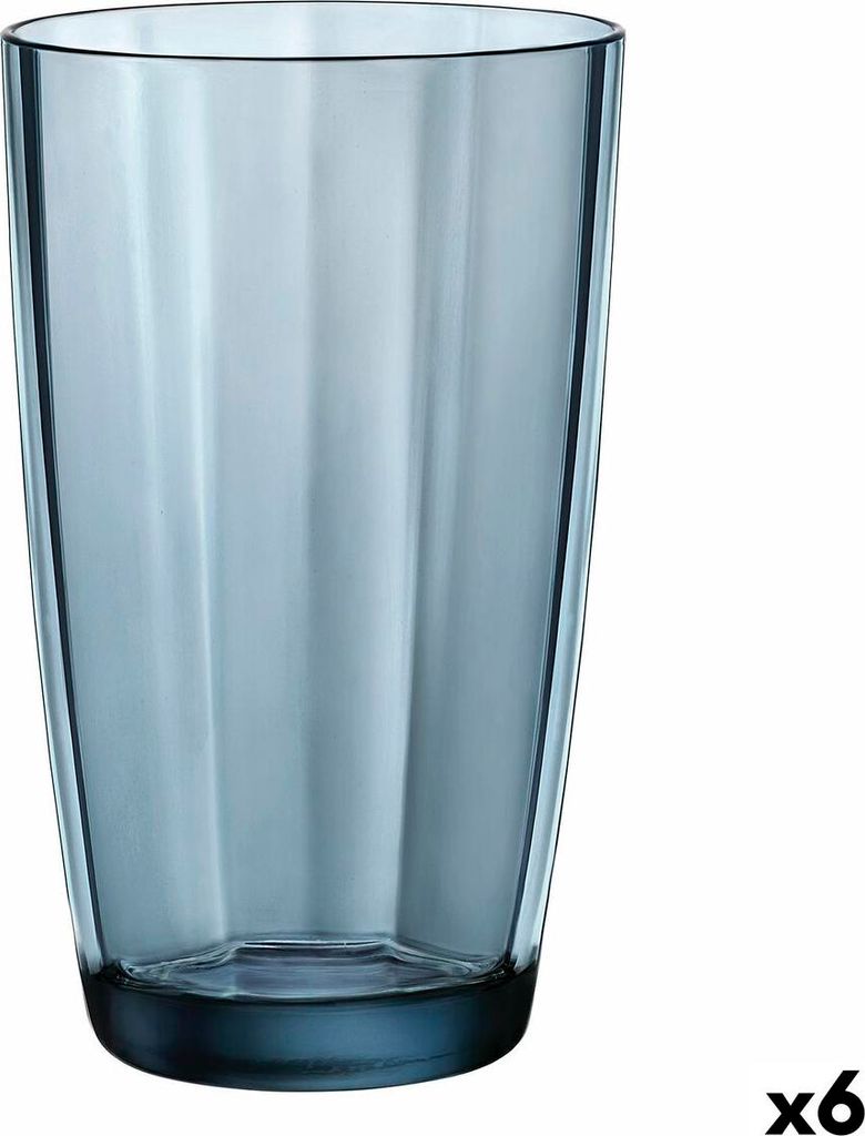 Bormioli Rocco Pulsar Blue Cooler Set de Gläser, Türkis, 6