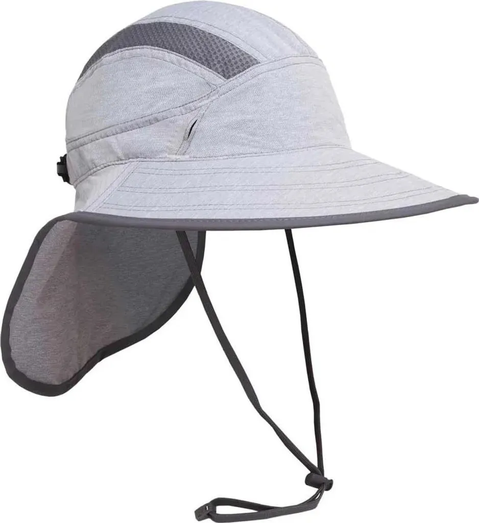 Casquette Ultra Adventure Blanche L : Finis les Coups de Soleil à la Nuque