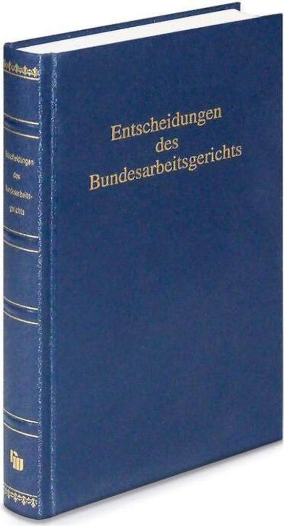 Entscheidungen des Bundesarbeitsgerichts (BAGE)