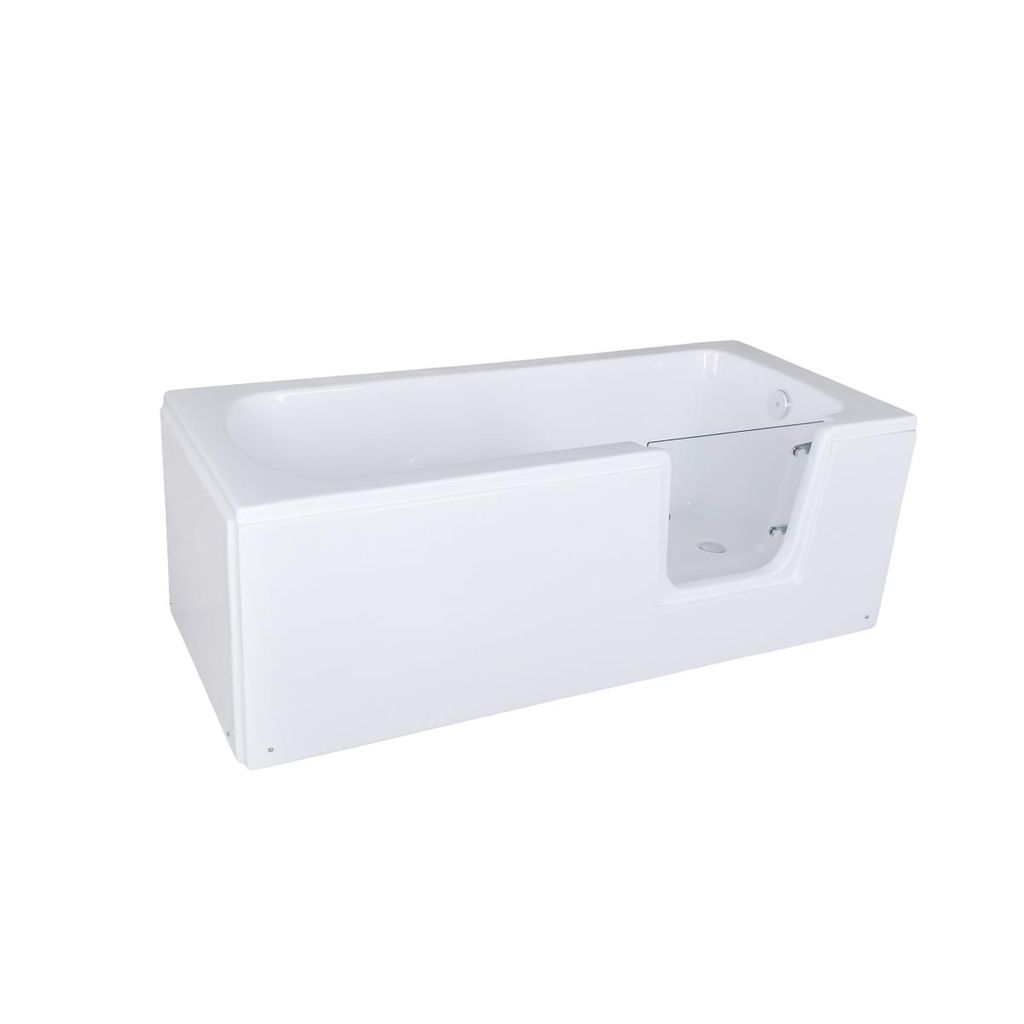 BELVIT Seniorenbadewanne 170 cm Rechteck Badewanne mit Produktbild 