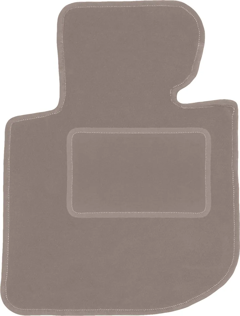 Tappetino Guida Beige BMW Serie 3 E36 Velluto su Misura con Fissaggi