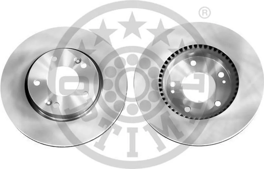 2x Disques de Frein OPTIMAL BS-8434HC pour HYUNDAI i30 et KIA VENGA