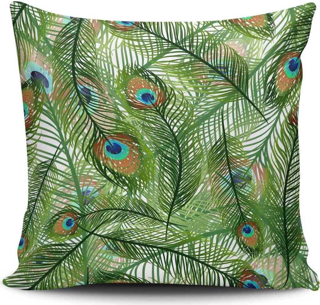 Evila Originals, NKLF- CLV0487, Bunt, Kissenbezüge, 50% Baumwolle / 50% Polyester