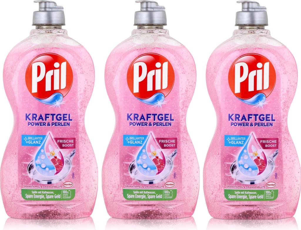 Pril Spülmittel Anti-Fett Power Granatapfel & Orangenblüte Produktbild 