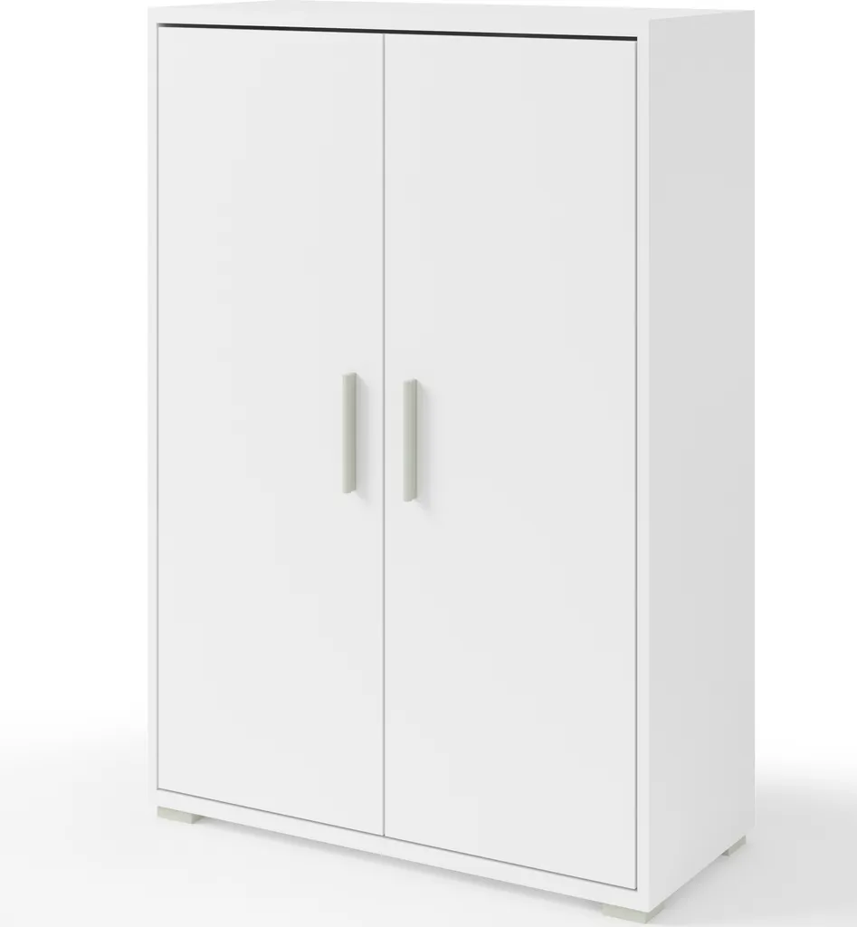 Armoire de bureau Clermont blanche 79,1x114x35 cm - Rangement dossiers