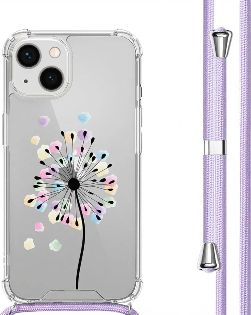 Custodia imoshion iPhone 13 Sandstone Dandelion: Libertà a Tracolla