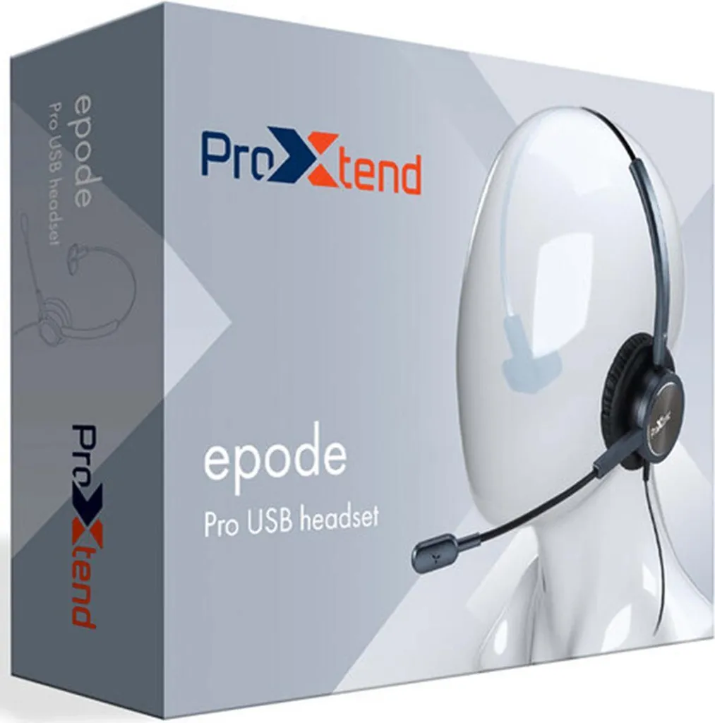 Micro-casque USB Proxtend Epode pour PC et ordinateur de bureau - 2.4m - 3