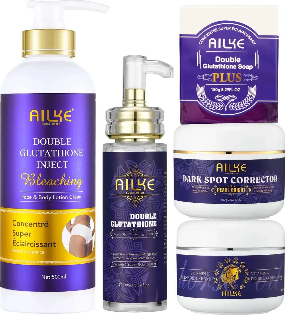 Recensione Set 5 in 1 Glutatione: Pelle di Porcellana e Niente Macchie