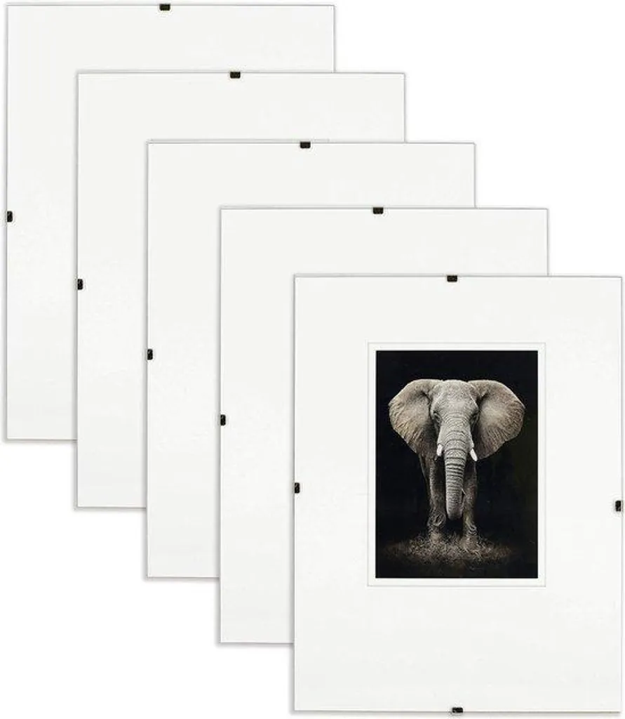 Lot de 5 cadres 15x20 cm pour protéger et afficher vos photos de mur