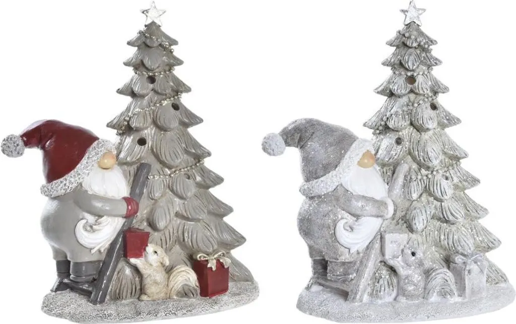 Décoration de table Noël : Arbre en résine DKD Home Decor 18cm (2 pcs)