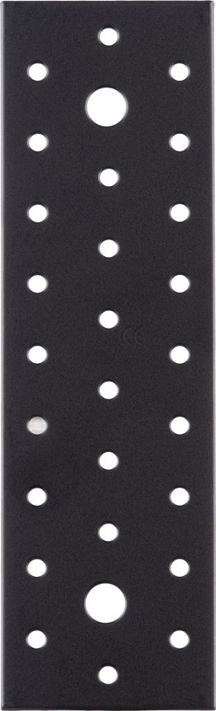 Alberts 824914 Lochplatte, schwarz, kunststoffbeschichtet 200x60x2 mm 25 Stück