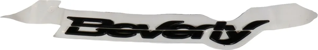 Inscription Piaggio Beverly emblème chromé relief origine 2H003898