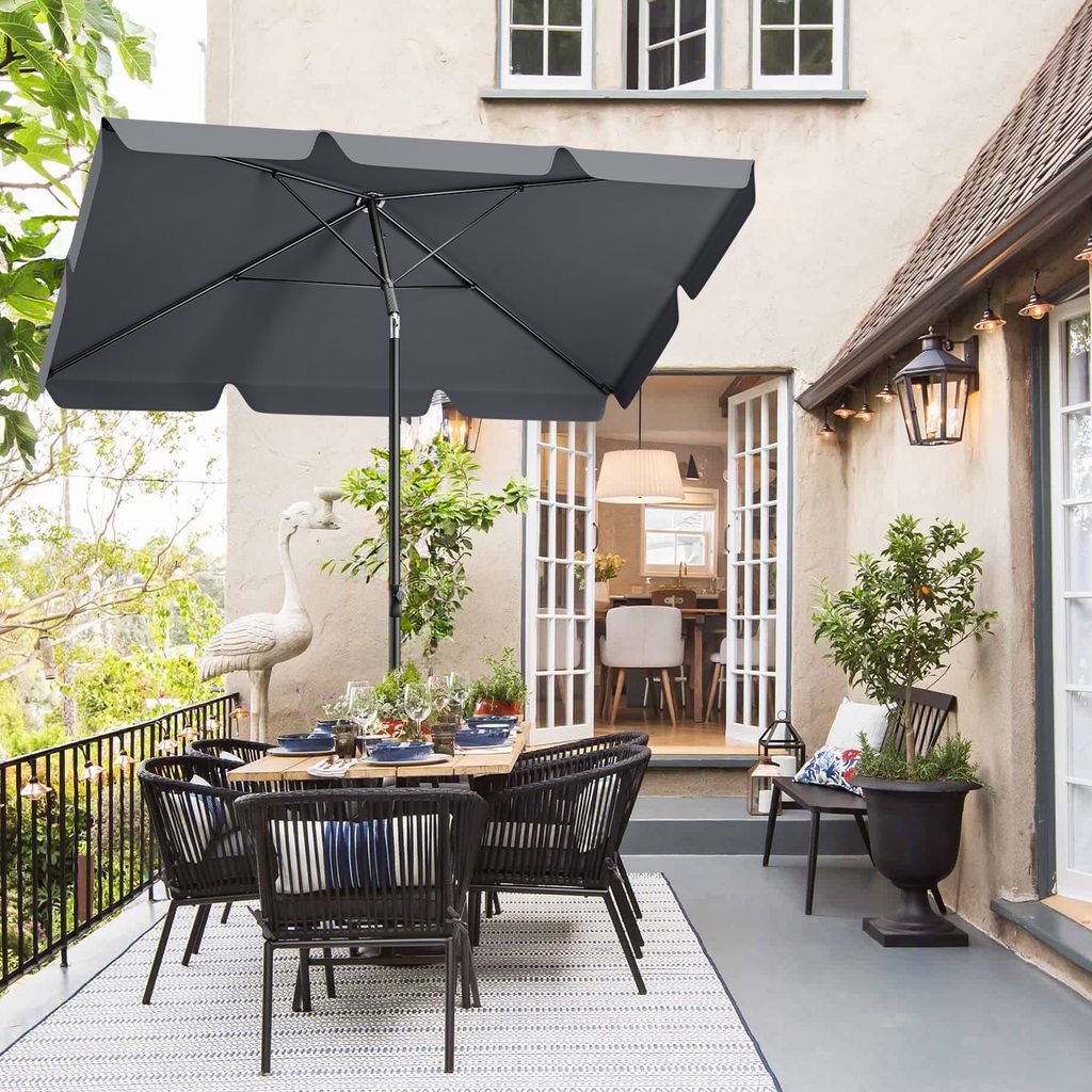 Sekey Sonnenschirm Balkon Rechteckig 200×125 cm Produktbild 