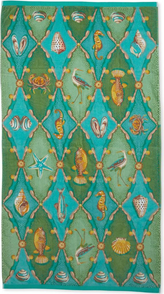 Pip Studio Strandlaken Little Sea  Farbe Grün Größe 100x180 Produktbild 