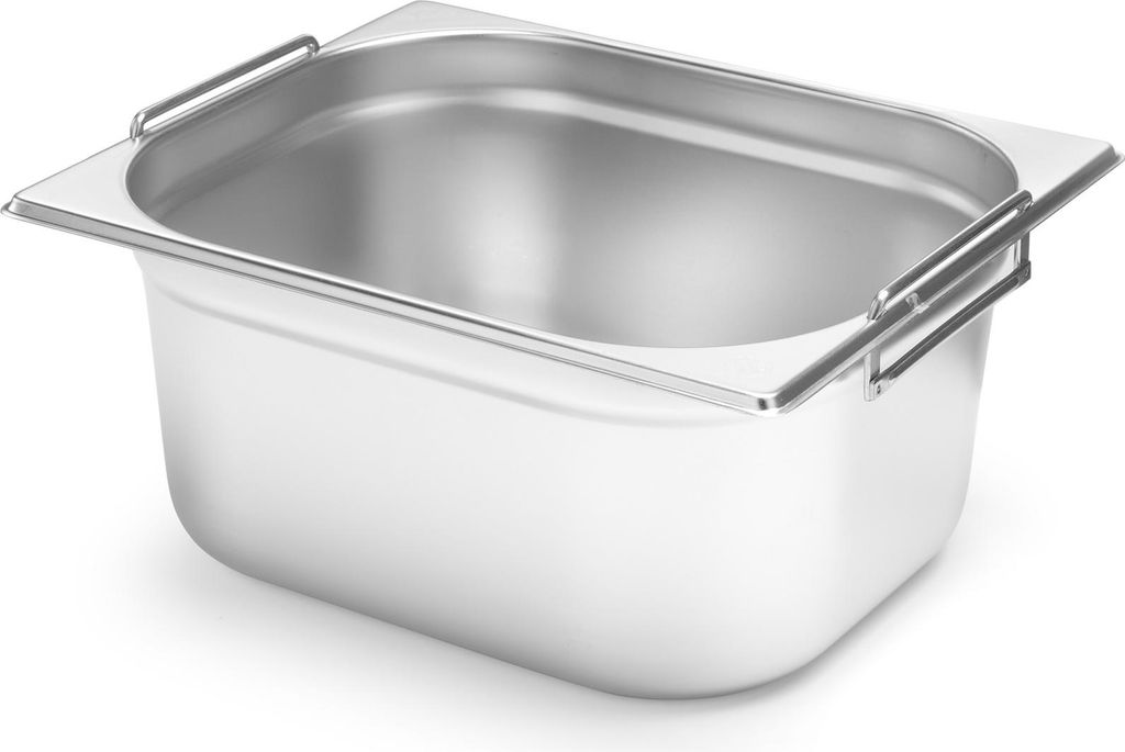 HENDI Gastronorm behälter 1/2 200 mm mit Griffen Budget Line