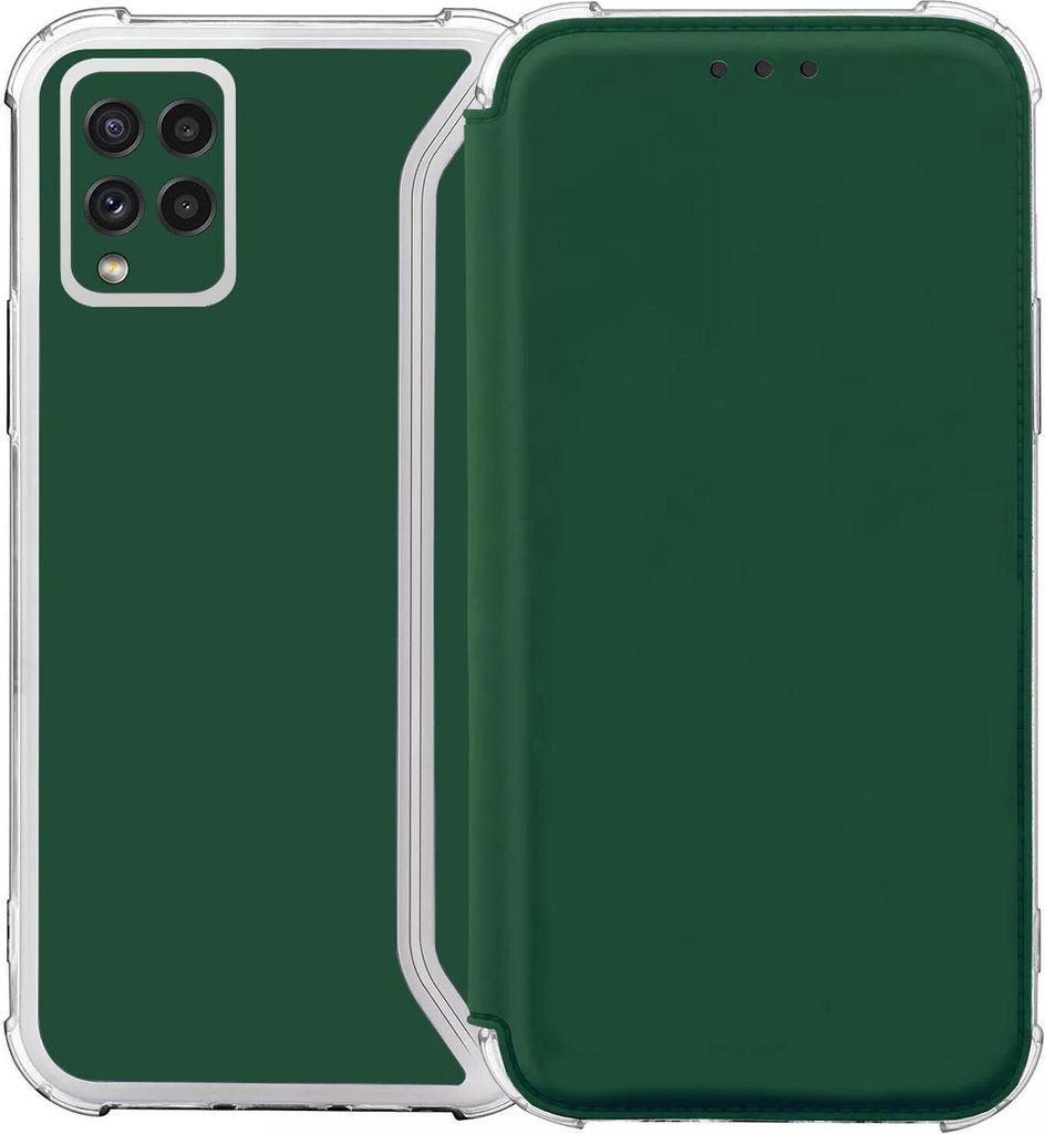 Samsung Galaxy A22 TPU Flip Case Grün Produktbild 