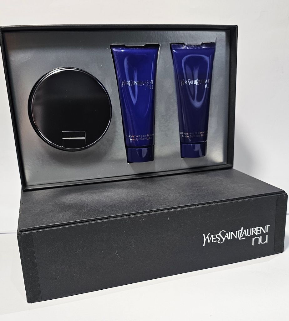 Yves Saint Laurent Nu for Women Eau de Parfum 50 ml+ Body Lotion 75 Ml+ Shower Gel 75 Ml