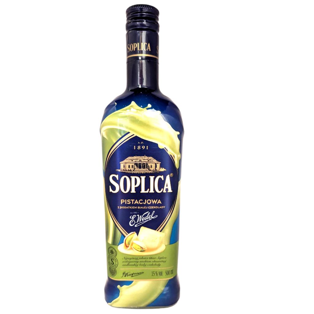 A bottle of Soplica liqueur.