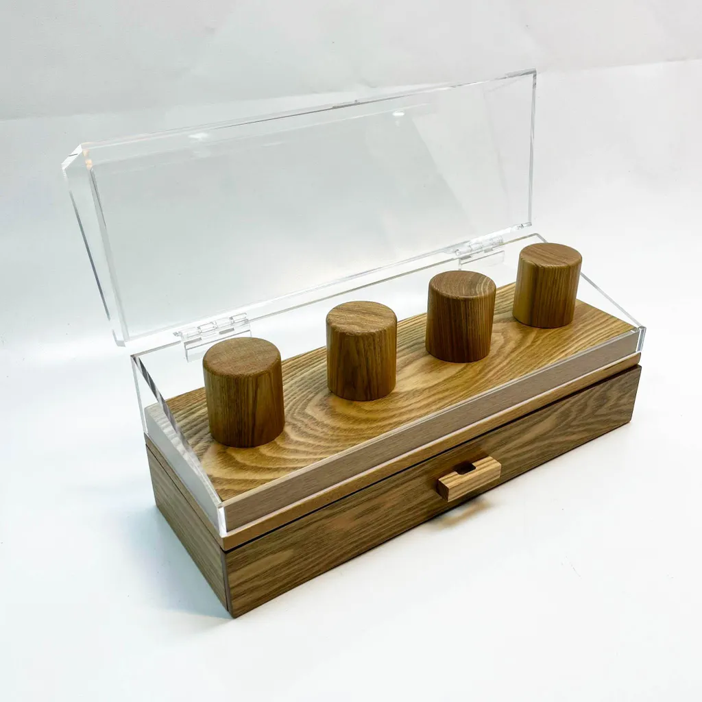 Holme & Hadfield Watch Deck | Organizer Orologi Design Moderno Legno - 6