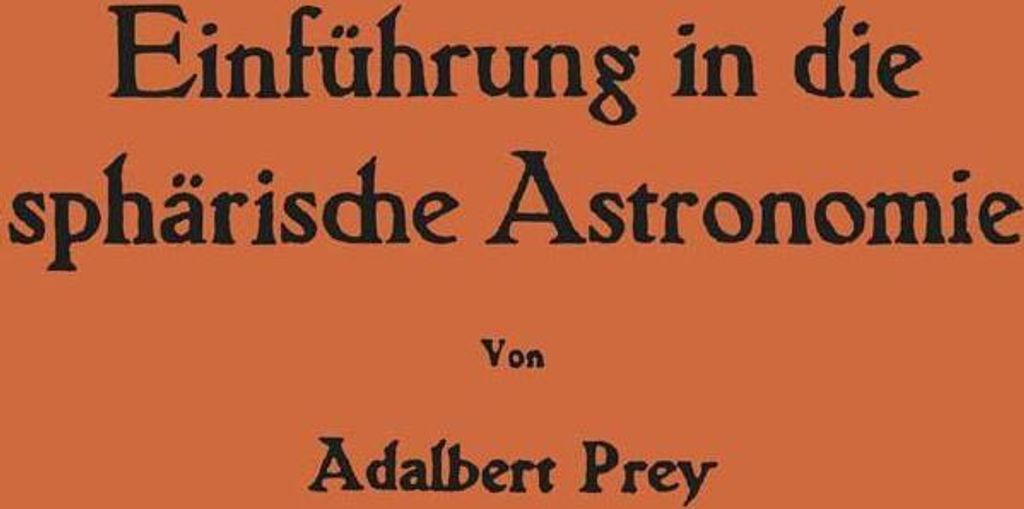 Einführung in die sphärische Astronomie