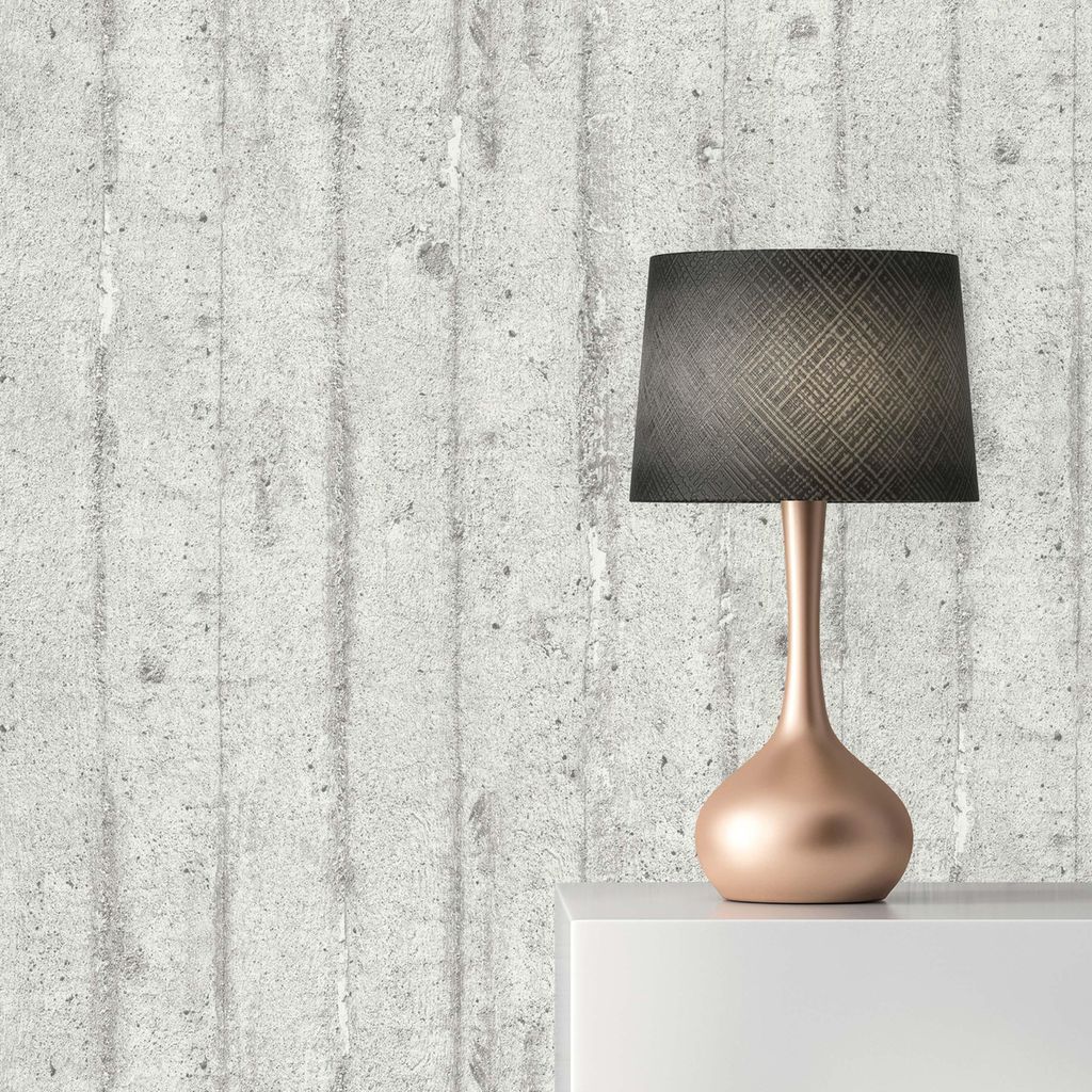 TADESSI Tapete Beton Aurelio M1-No.854 Vliestapete Grau Betonoptik Betonwand Modern Wohnzimmer Schlafzimmer Küche